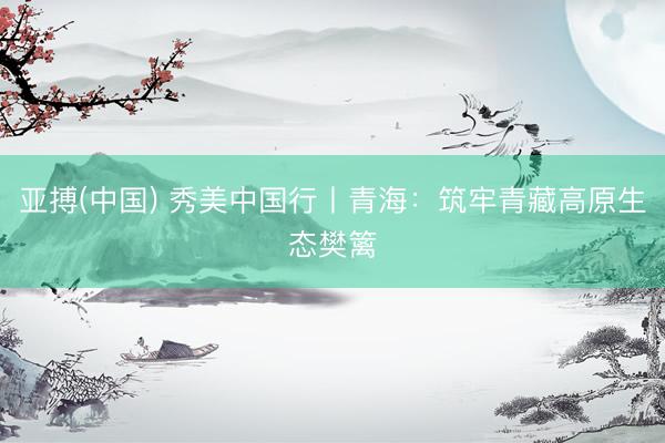 亚搏(中国) 秀美中国行丨青海：筑牢青藏高原生态樊篱