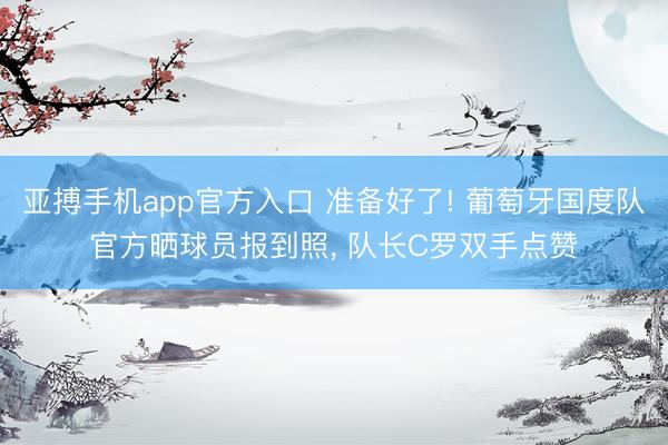 亚搏手机app官方入口 准备好了! 葡萄牙国度队官方晒球员报到照， 队长C罗双手点赞