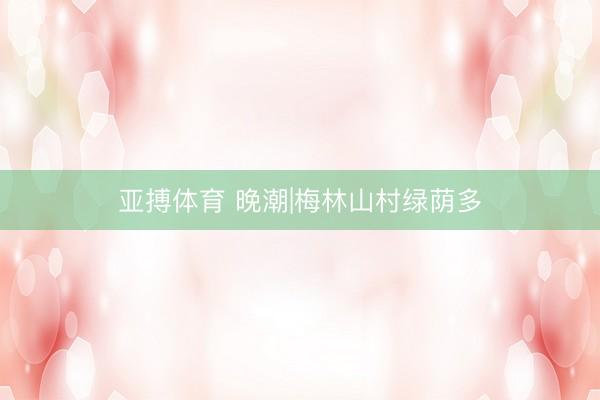 亚搏体育 晚潮|梅林山村绿荫多